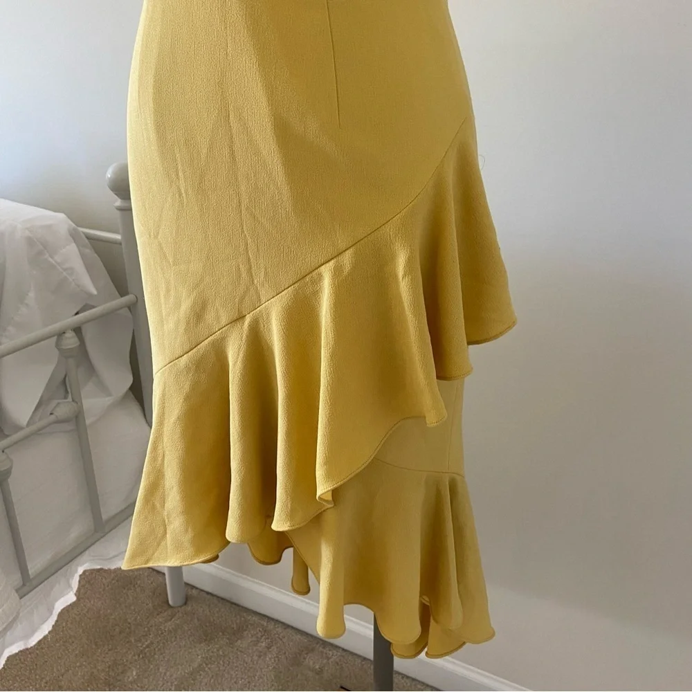 Dress The Population Anthropologie Wendy Ruffle Mini Dress - Picture 2 of 14